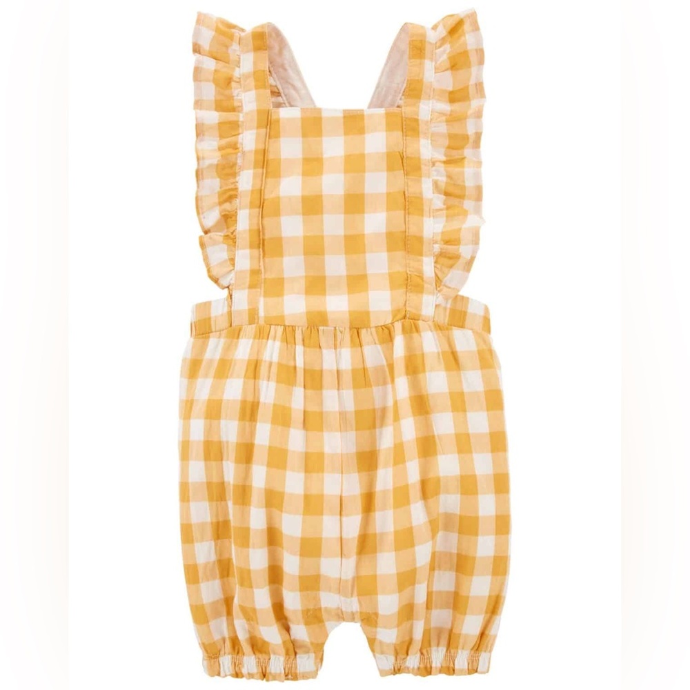 Carter's Yellow Gingham One Piece